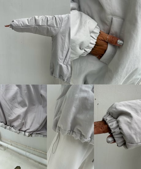 wide blouson「stand neck」#61029