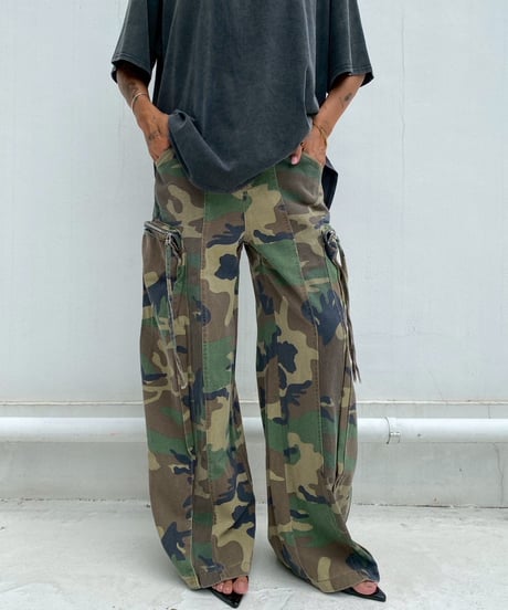 baggy pt「camo pocket」#6352