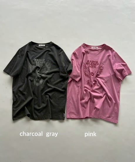 washed tee「eagle」#906664