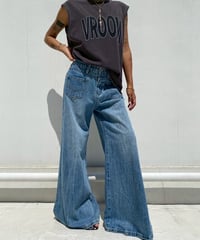 super flare denim「w pocket」#1162063
