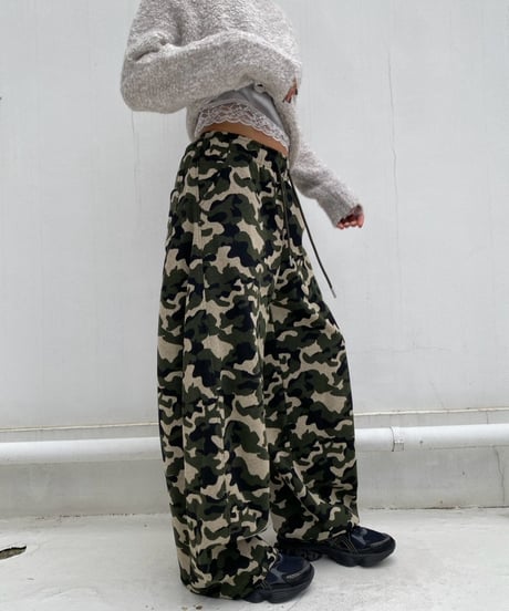2way barrel pt「camo sweat」#10511（裏起毛）