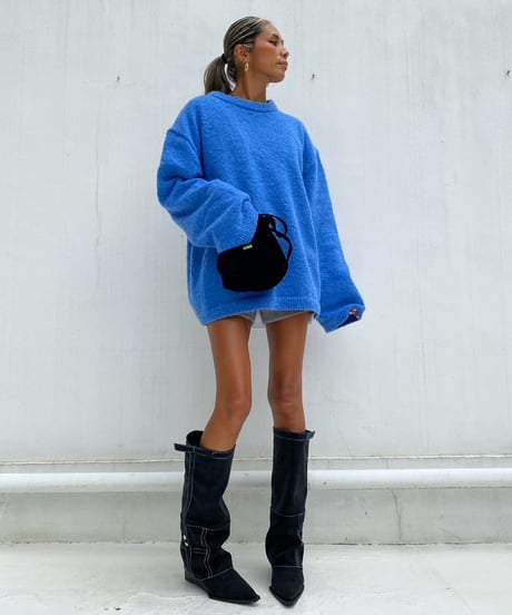 mid-calf boots「cross」#6556-35