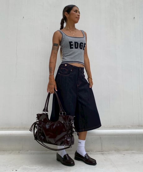 knit tank「EDGE」#8920067