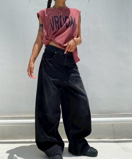 denim pt「balloon barrel」#25046