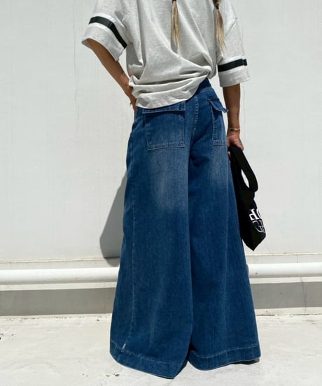 flare denim「center seam」#8202867