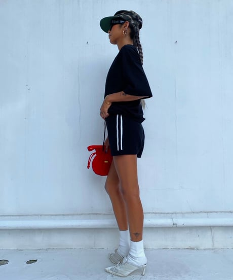 knit shorts「2line」#63768