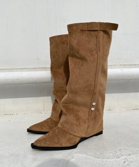 mid-calf boots「cross」#6556-35