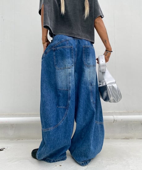 oversized pt「color barrel」#68758（ベルト付き）