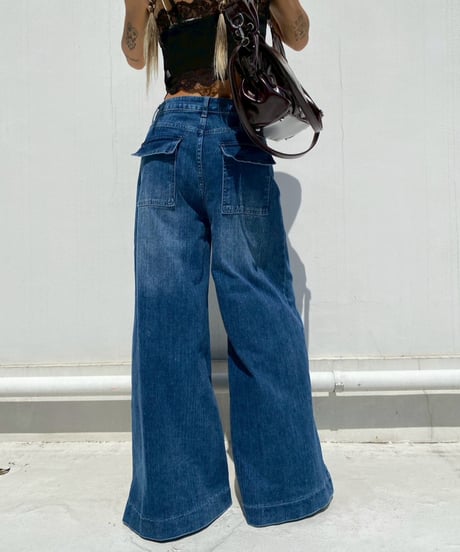flare denim「center seam」#8202867