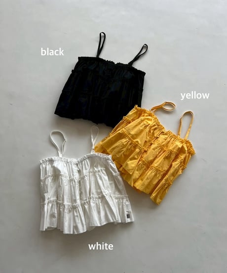 tiered cami「flare」#215167