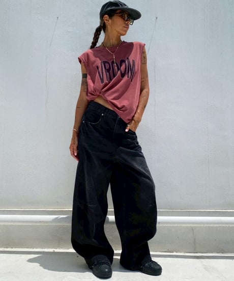 denim pt「balloon barrel」#25046