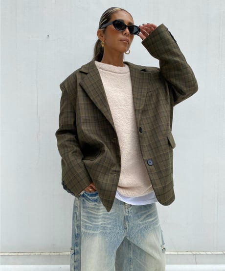 tailored jacket「glen check」#981868