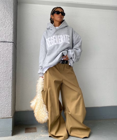 wide hoodie「REGENERATE」#2197