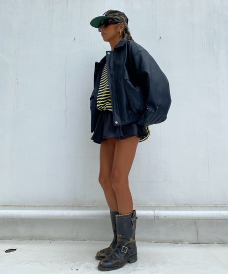 wide blouson「stitch work」#35778-2