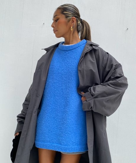 【¥17,800→¥6,800】Stand collar long coat「SPRINKLE」#013