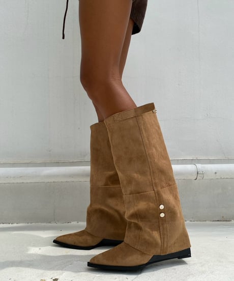 mid-calf boots「cross」#6556-35