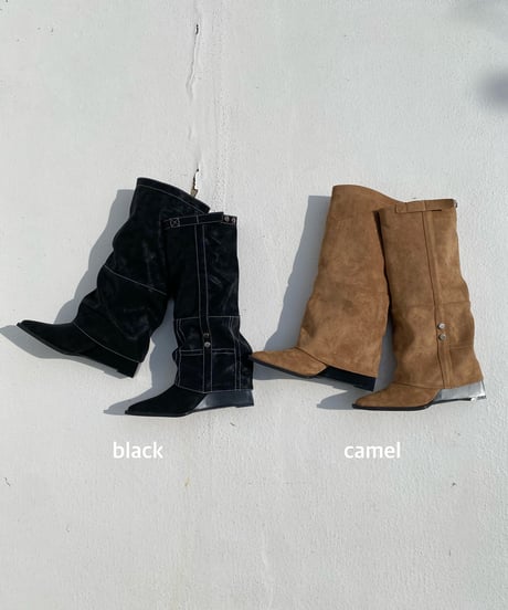 mid-calf boots「cross」#6556-35