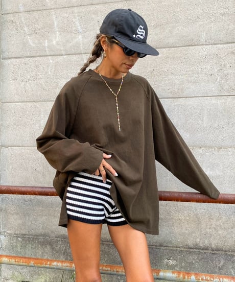 knit shorts「border」#2830-5