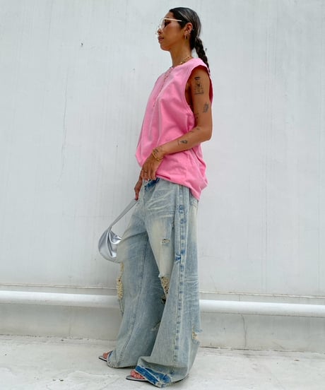 loose tank「washed」#640167