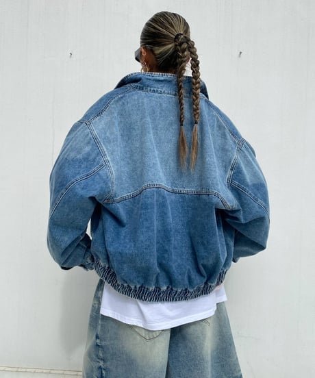 denim jk「stand bomber」#1007