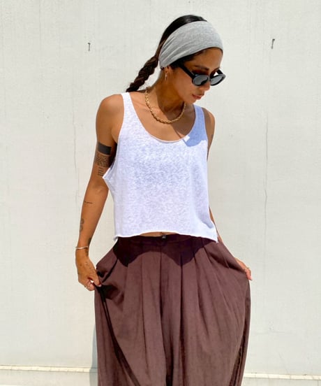 sheer tank「raw edge」#3059896
