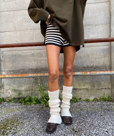 knit shorts「border」#2830-5