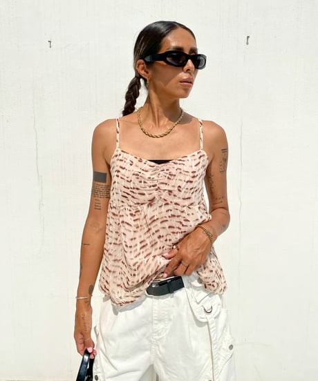 gather cami tops「safari」#1024867