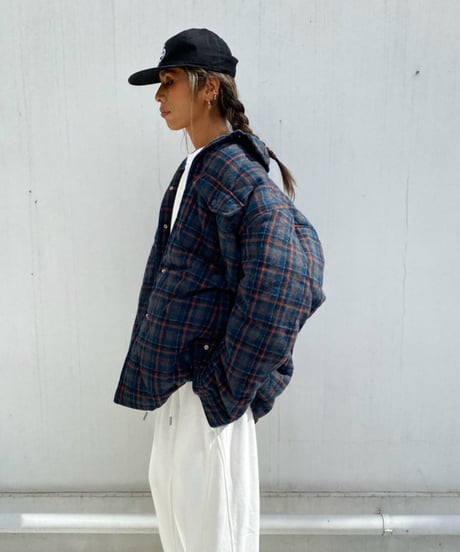 puffer jacket「tartan」#2162