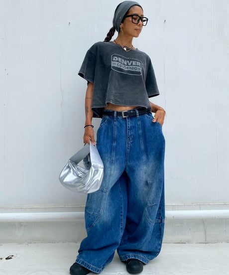 oversized pt「color barrel」#68758（ベルト付き）