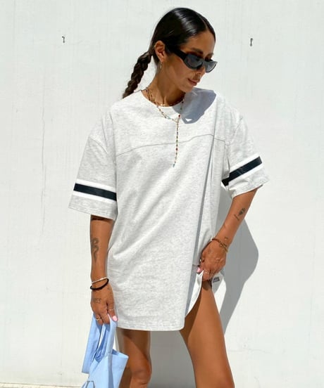 wide tee「varsity line」#207167