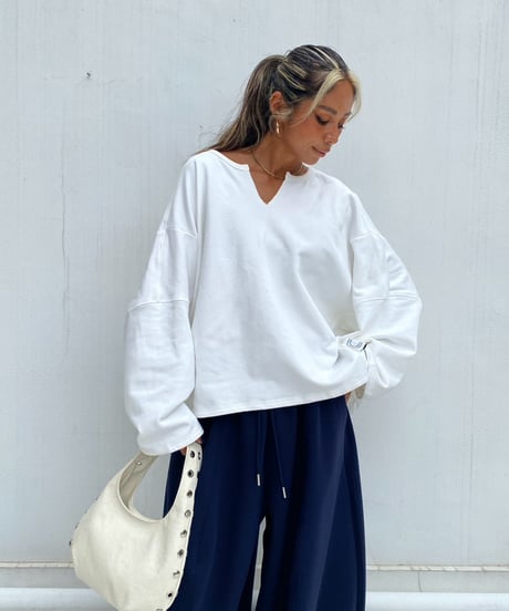 dolman sleeve sw「keyneck」#83032