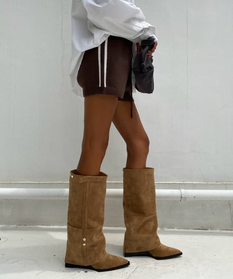 mid-calf boots「cross」#6556-35
