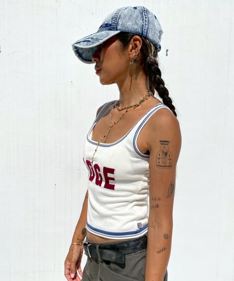 knit tank「EDGE」#8920067