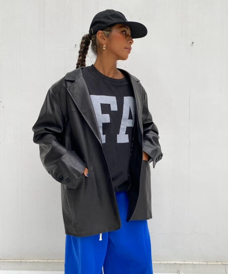 w graphic tee「FA」#762601