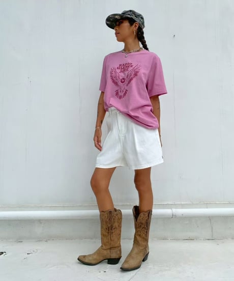 washed tee「eagle」#906664