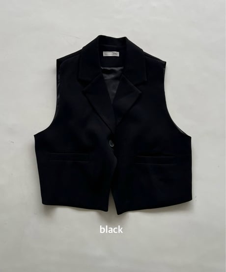 tailored gilet「box」#808