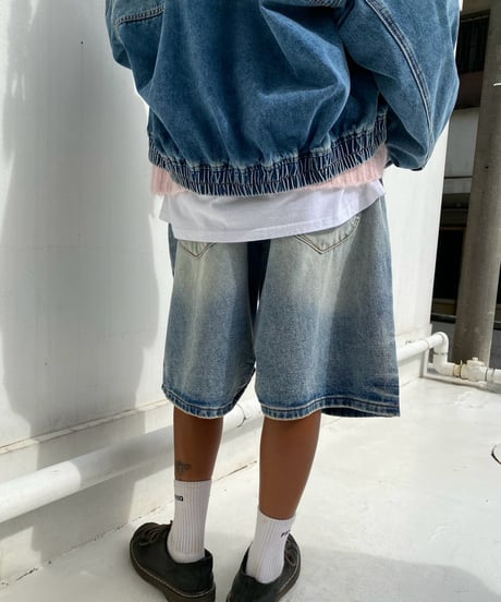 denim jk「stand bomber」#1007