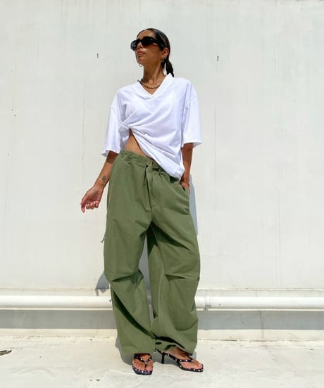 wide tee「deep v-neck」#817867【7/29以降発送】