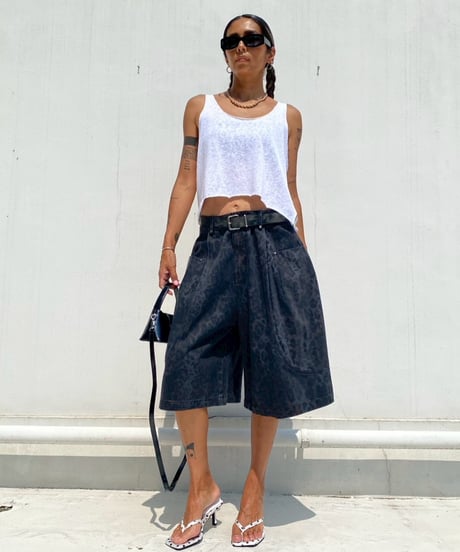 half pt「washed leopard」#6363-264