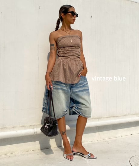 denim half pt「wrinkles」#68823163