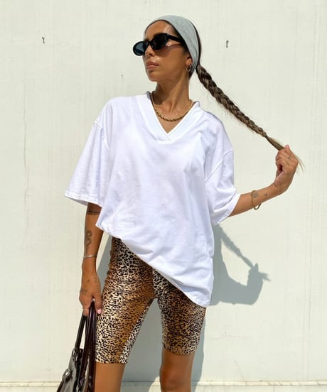 wide tee「deep v-neck」#817867【7/29以降発送】