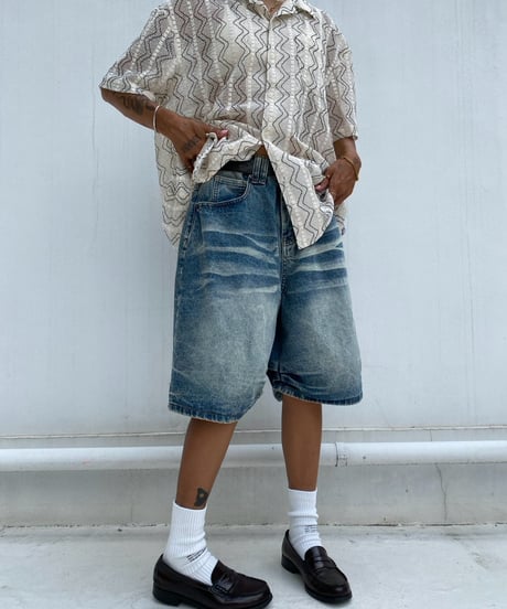 denim half pt「wrinkles」#68823163