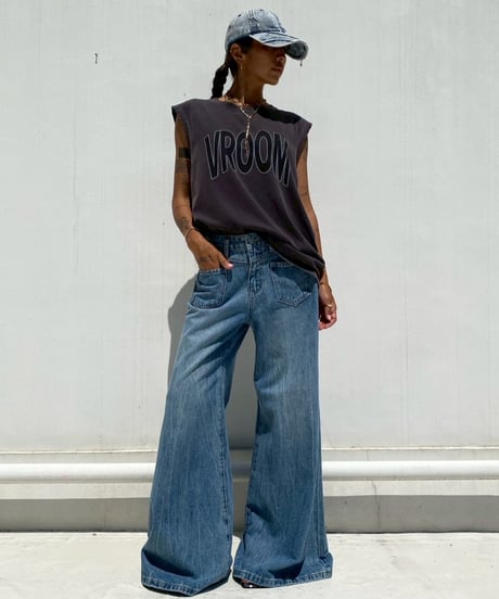 super flare denim「w pocket」#1162063