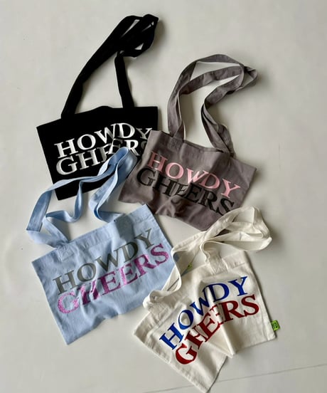 【カラーが選べる🛍️】¥15,800以上お買い上げでtote bag"HOWDY GHEERS"プレゼント