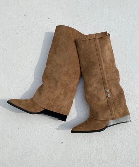 mid-calf boots「cross」#6556-35