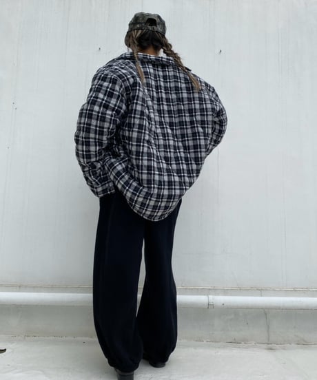puffer jacket「tartan」#2162