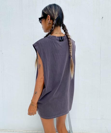 loose tank「washed」#640167