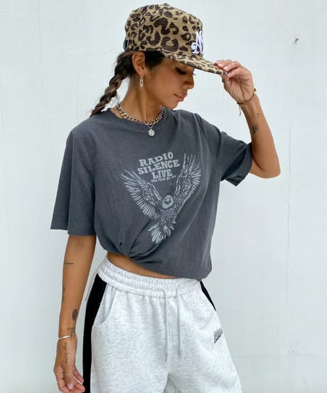 washed tee「eagle」#906664