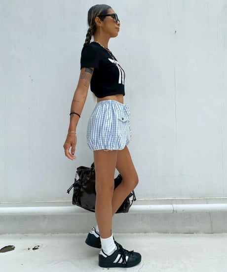 balloon shorts「windowpane」#62160605