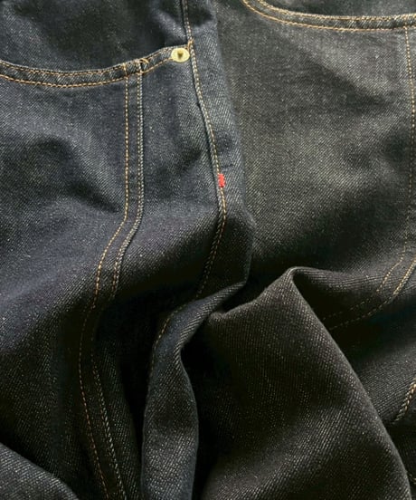 denim buggy shorts「stitch」#88352